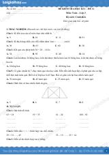 Đề kiểm tra học kì 1 Toán 2 Cánh diều - Đề số 11